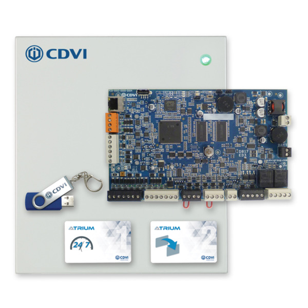 CDVI A22K Controlador de 2 puertas / 4 lectores de alta seguridad ATRIUM (1)