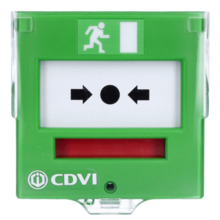 CDVI BBGP2V Pulsador de emergencia de 2 contactos