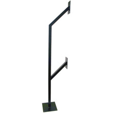 CDVI GNP-2CL Poste dual de acero para coche y camión. Alturas: 1 m y 2,1 m. Sección 50×50 mm. Peso: 16,3 kg.