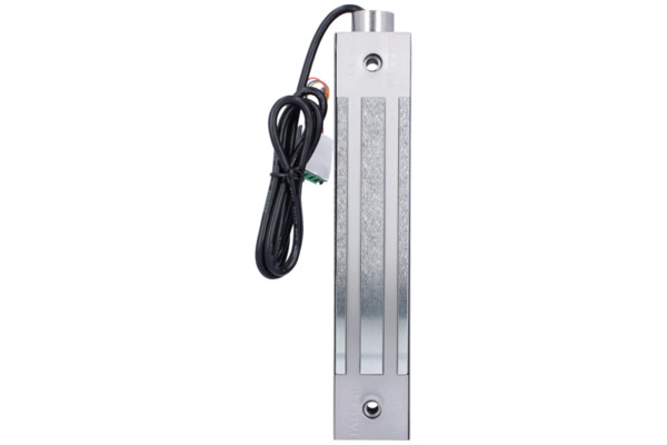 CDVI I400SR Electroimán de superficie, retención 400 kg, acero inoxidable, 12/24 V DC, fail safe.