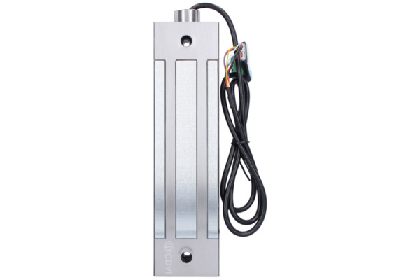 CDVI I500SR Electroimán de superficie, retención 500 kg, acero inoxidable, 12/24 V DC, fail safe.