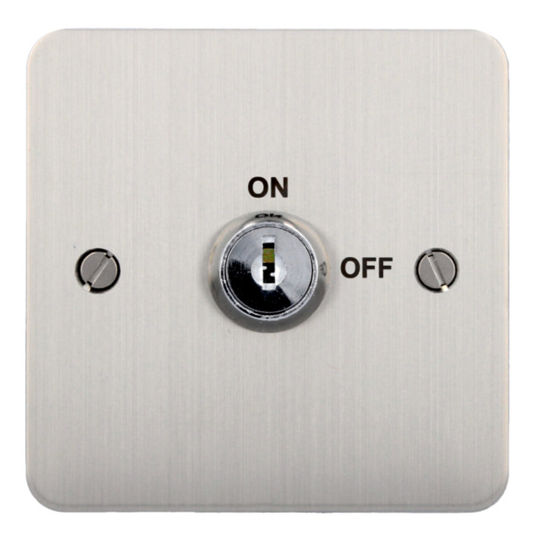 CDVI KEY-SSMAKA Interruptor de llave cuadrada de superficie, 2 posiciones, mantenido, con llave igual