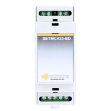 CDVI SETMC433BD Transmisor RF para montaje en carril DIN. 4 canales