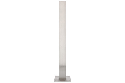 Comprar CDVI SSP-DDA-CAR Poste inox altura coche 1,2 m. Base 100×100 mm. Cumple normativa DDA para accesibilidad. Peso aprox: 8 kg.