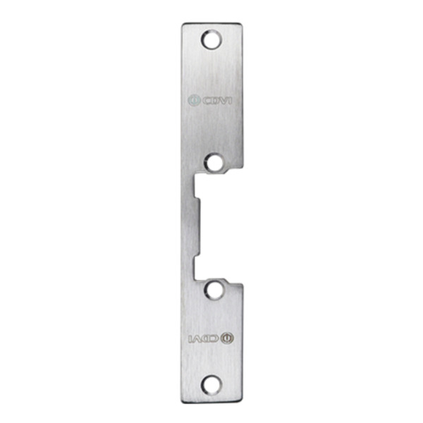 CDVI T1I Escudo de montaje corto para electrocerraduras simétrica 130mm
