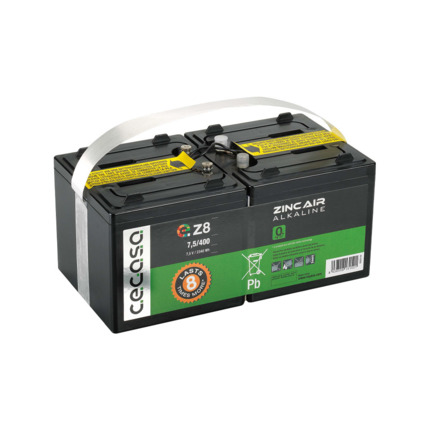 Comprar Cegasa DEM-7M-BACKUP DEM-7M-BACKUP Batería externa de 7,5 V / 400 Ah / 3000 W. Para <strong>uso exclusivo</strong> con centrales BOGP <strong>VESTA-068N</strong>. No apta para centrales vía radio