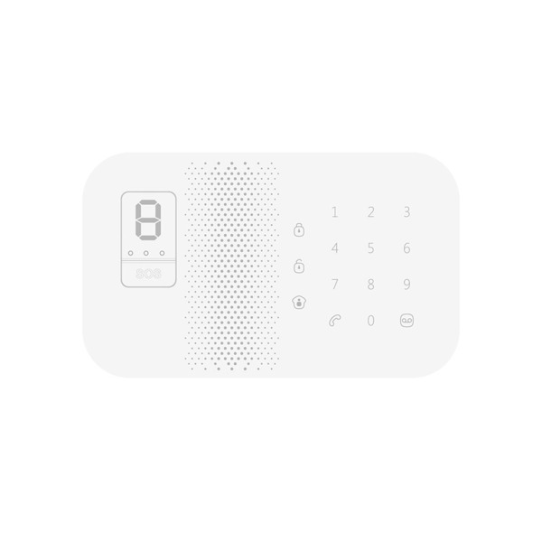 Central WIZARD de alarma doméstica. Panel táctil con módulo GSM. Envío de alertas por SMS y llamada. Completo sistema de alarma