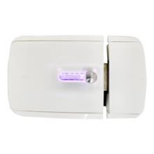 Watchman Door wBolt-w Cerrojo inteligente e invisible de superficie. Color blanco.