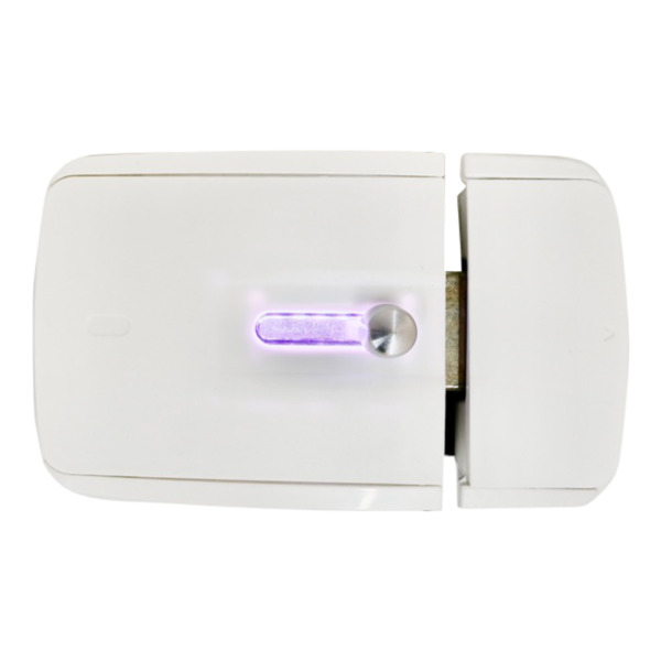 Watchman Door wBolt-w Cerrojo inteligente e invisible de superficie. Color blanco.