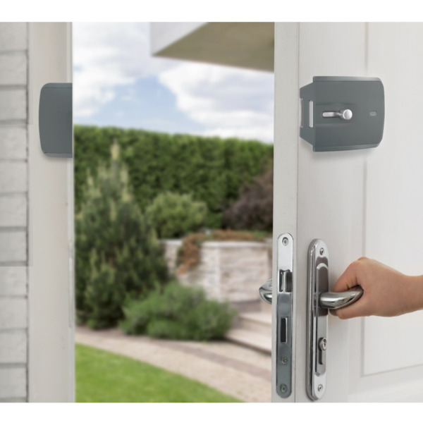 Watchman Door wBolt Cerrojo inteligente e invisible de superficie. Color negro (1)