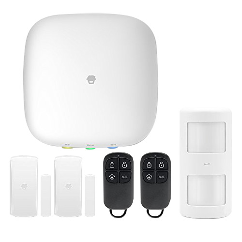 CHUANGO H4PLUS Sistema de alarma y Smart Home - Panel con módulo Wifi y GSM / GPRS - Envío de notificaciones push y llamada - 1