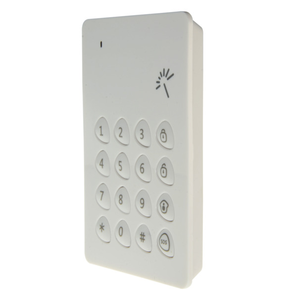 CHUANGO KP-700 Teclado independiente - Inalámbrico - Antena interna - Permite armado/desarmado - Compatible con llaveros de prox (1)