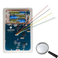 CHUANGO KP-700 Teclado independiente - Inalámbrico - Antena interna - Permite armado/desarmado - Compatible con llaveros de prox (6)