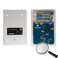 CHUANGO KP-700 Teclado independiente - Inalámbrico - Antena interna - Permite armado/desarmado - Compatible con llaveros de prox (4)