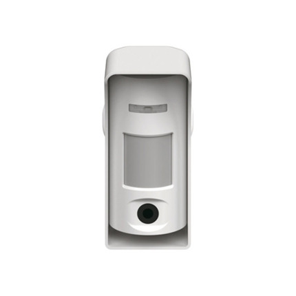 Comprar CMX-892-EXC2-F1 Detector PIRCAM con antimasking  vía radio de cortina para exterior. Cobertura de 12 metros, 8°(V) / 90°(H).  Óptica 102° gran angular. Inmunidad a ma