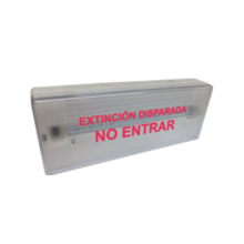 Cofem COFEM-70 LLH Letrero luminoso de alarma COfem. Dispositivo con función de aviso sonoro, luminoso y adhesivo informativo.