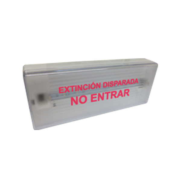 Cofem COFEM-70 LLH Letrero luminoso de alarma COfem. Dispositivo con función de aviso sonoro, luminoso y adhesivo informativo.