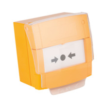 Cofem COFEM-73 PUC-DRE Pulsador manual de disparo de extinción. Activación por rotura de cristal. Incorpora tapa protectora para