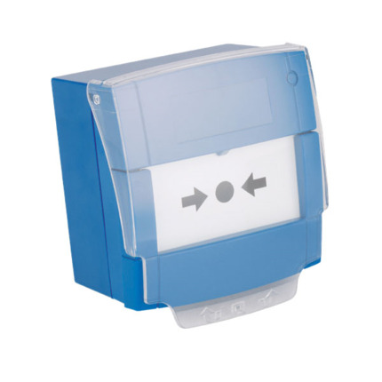 Comprar Cofem COFEM-74 PUC-PRE Pulsador manual de paro de extinción. Activación por rotura de cristal. Incorpora tapa protectora para evitar activaciones accidentales. EN 12094-3