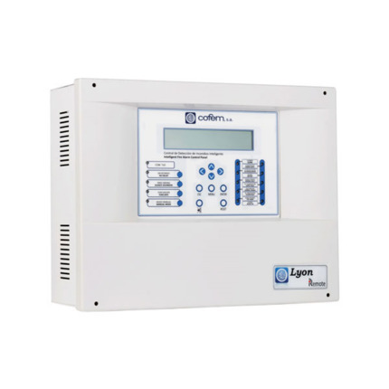 Comprar Cofem COFEM-9 LYONRM01 Central de incendios algorítmica-direccionable Lyon Remote de COFEM de 1 bucle ampliable hasta 20 bucles. EN 54 parte 2 y EN 54 parte 4.