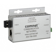 Comnet CNFE2MC-M Conversor de medio industrial 100 Mbps. Puerto Cobre y SFP 100Mbps. 12Vdc. F.A.incluida