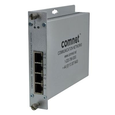 Comnet CNFE4SMS Self Managed Switch, 4 Ports 10/100TX RJ45 PSU included