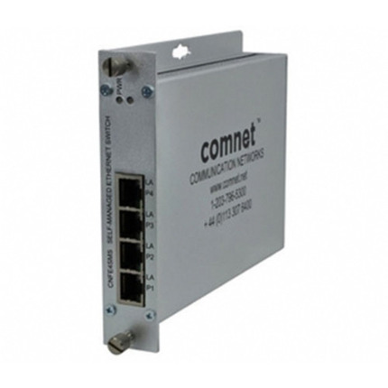 Comprar CNFE4SMS Switch industrial auto-gestionable de 4 puertos 10/100TX RJ45 . F.A. incluida.
