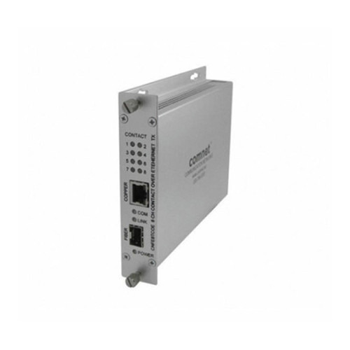 Comnet CNFE8TCOE Transmisor de 8 contactos de relé sobre ethernet. 1 RJ45 + 1 SFP.