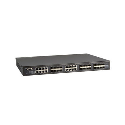 Comprar CNGE24MS2 Switch industrial 24 puertos: Combo (16x RJ45 Gb o 16x SFP GB) + 8 puertos SFP Gb. Gestionable L3 (Web/Anillo). 230Vac