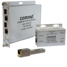 Comnet CNMCSFP/MV Conversor de medios, 10/100/1000 a VDSL2 (par trenzado) vía SFP-VDSL[A/B]