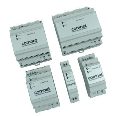 Comnet PS-AMR4-12 12VDC 54Watt (4.5A) DIN Rail High Temp Power Supply (-40?C to +71?C With -40?C Start-Up)