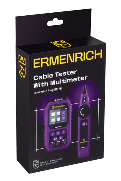 Comprobador de cables con multímetro Ermenrich Ping SM75 (10)
