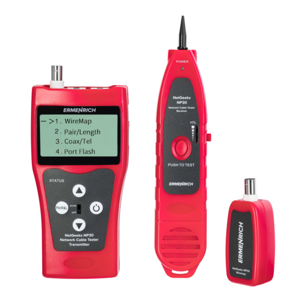 Comprobador de cables de red Ermenrich NetGeeks NP30 (3)