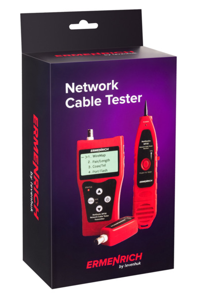 Comprobador de cables de red Ermenrich NetGeeks NP30 (12)