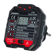 Comprobador de enchufes Ermenrich Zing ST40