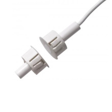 Contacto magnético de montaje empotrado para puertas metálicas. GAP 12 mm. Cable de 2 metros. NC. IP67. Grado 3. Vds, Clase ambi