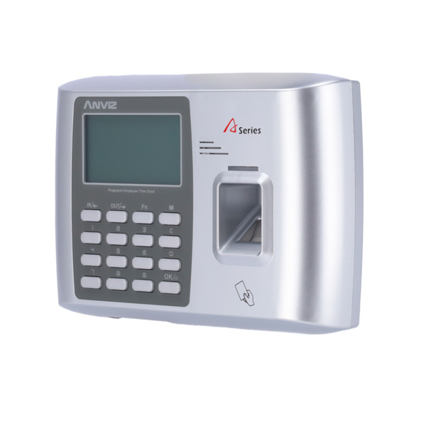 Control de presencia - Huella, tarjeta EM y PIN - 2.000 usuarios | 50.000 registros - TCP/IP, WiFI y USB | Sirena - 128 x 64 LCD