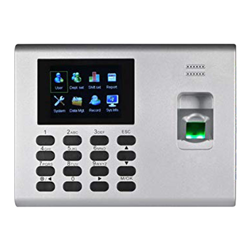 Control de presencia y acceso simple - Huella, tarjeta EM y PIN - 500 huellas | 50.000 registros - TCP/IP, USB y relé - Soft. Pr