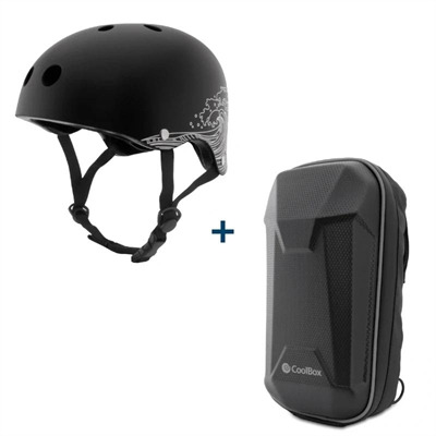 COOLBOX Casco L + bolsa patin Impermeable