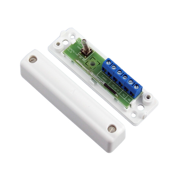 CQR CQR-1 SC570/WH/G2/EN Contacto magnético de superficie. Distancia de apertura de 27 mm. Incorpora tamper con micro interrupto