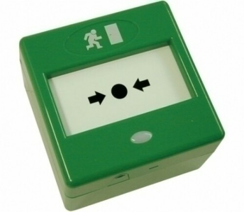 CQR FP3-GR-DP Pulsador manual de alarma convencional de doble polo