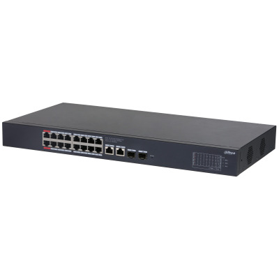 (CS4220-16GT-240) DAHUA SWITCH POE 16 PUERTOS GIGABIT + 2 UPLINK GIGABIT RJ45 + 2SFP GIGABIT 240W MANAGED CLOUD L2 (2)