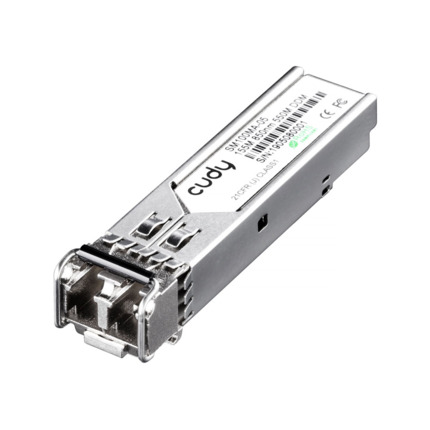 Comprar Cudy CUDY-30 SM100MA-05 Módulo SFP de 155Mbps. 850nm MM, 0,55km, 14.5dB. Cumple con RoHS y no contiene plomo