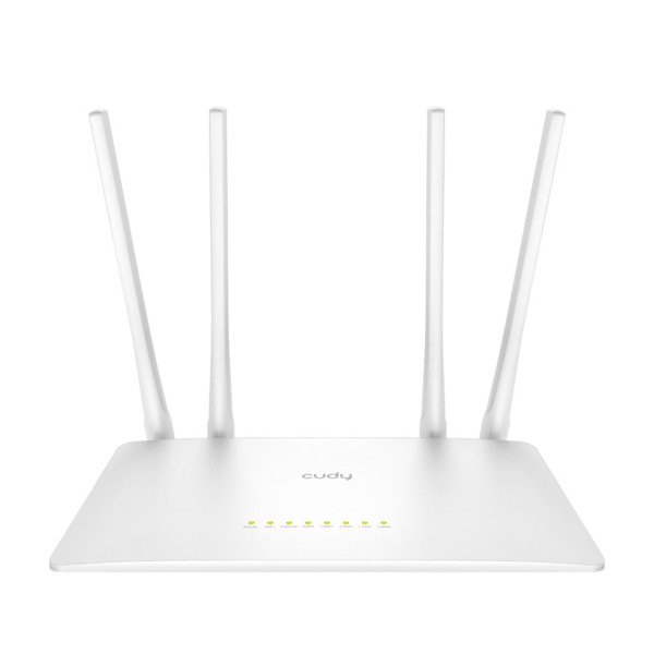 Cudy CUDY-39 WR1200 Router WiFi AC1200 Cudy de banda dual. Velocidad WiFi de 300/867 Mbps a 2,4/5GHz. Antenas de alta ganancia d