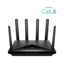 Cudy CUDY-42 LT700 Router Cudy 4G LTE Cat6 interior. WiFi de doble banda AC1200 de alta velocidad (300 Gbps). 4G más rápido con