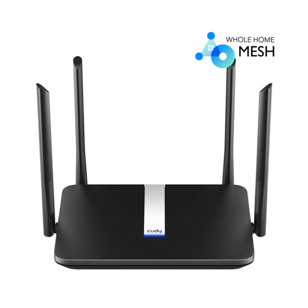 Cudy CUDY-46 X6 Router WiFi 6 Gigabit en malla AX1800. Velocidad WiFi 6 de hasta 1,8 Gbps. Potente procesador de doble núcleo. 5