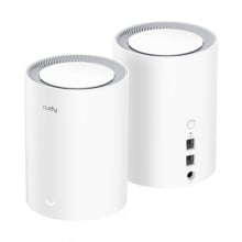 Cudy CUDY-54 M1800 (2-Pack) Sistema WiFi 6 en malla AX1800 de banda dual. Cobertura de 500 m2. 1201 Mbps en 5 GHz y 574 Mbps en