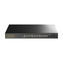 Cudy CUDY-63 GS2024S2 16 puertos RJ45 Gigabit. 4 ranuras SFP Gigabit. 1 puerto RJ45 Consola. Funciones de gestión L2. Soporta au