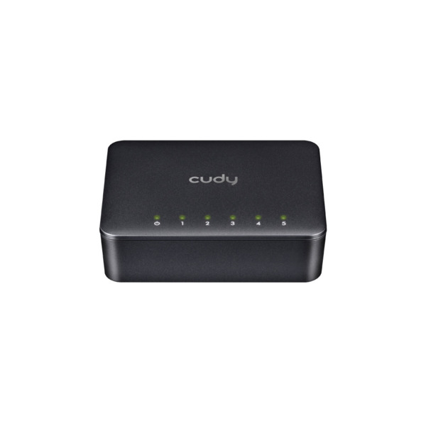 Cudy CUDY-7 FS105D 5 puertos RJ45 de 10/100 Mbps con autonegociación. Hasta 200Mbps Full-Duplex. Admite autoaprendizaje y autoen