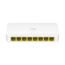 Cudy CUDY-8 FS108D 8 puertos RJ45 de 10/100 Mbps con autonegociaciÃ³n. Hasta 200Mbps Full-Duplex. Admite autoaprendizaje y autoe